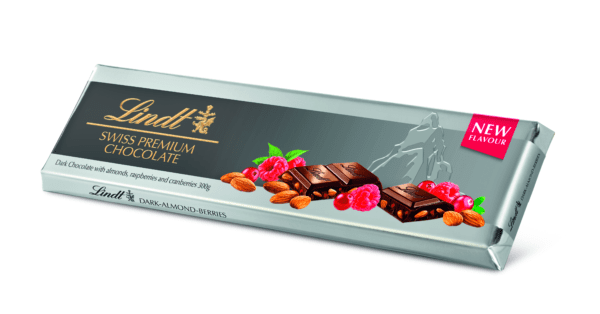 Lindt Amargo, Almendra y Frutos Rojos