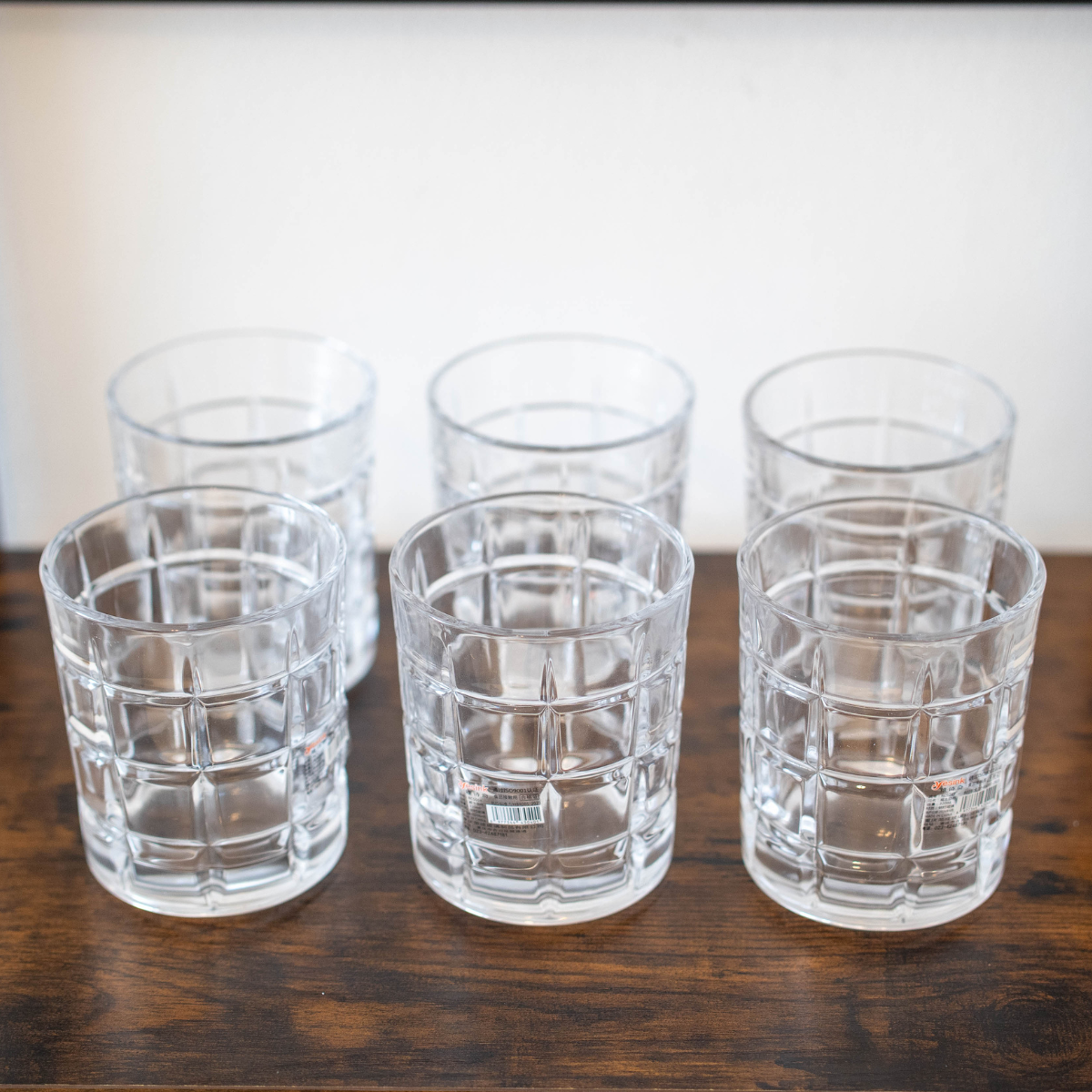 Vasos Cuadrillé Set x6