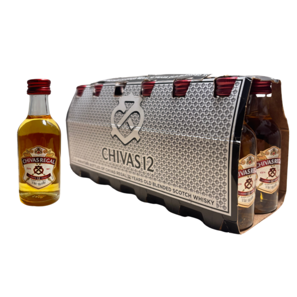 Chivas Regal 12 Años 50ml X12